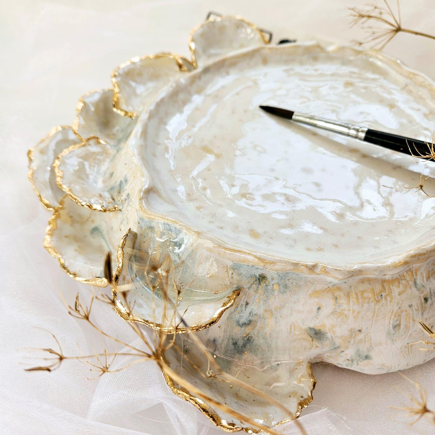 Ceramic Watercolor Paint Palette