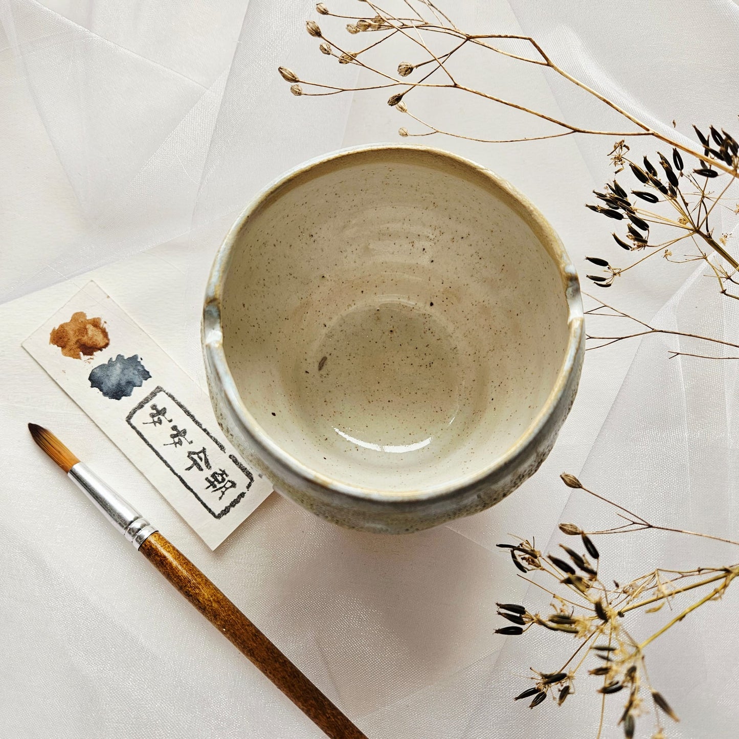 Kasumi Ceramic Water Cup for Painting
