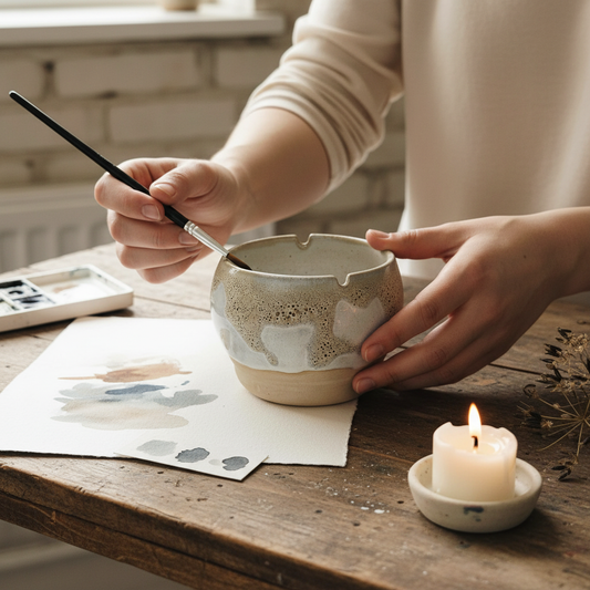 Kasumi Ceramic Water Cup for Painting