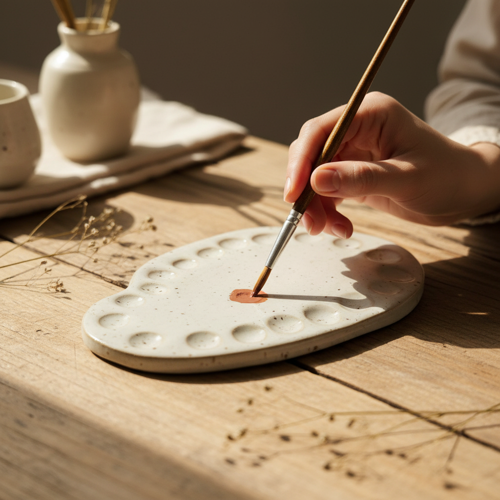 Kiri Ceramic Paint Palette Set