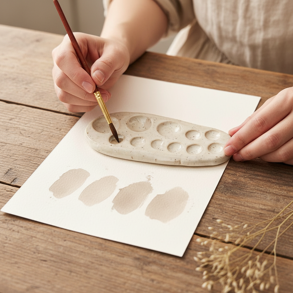 Yuki S2 Ceramic Watercolor Palette,