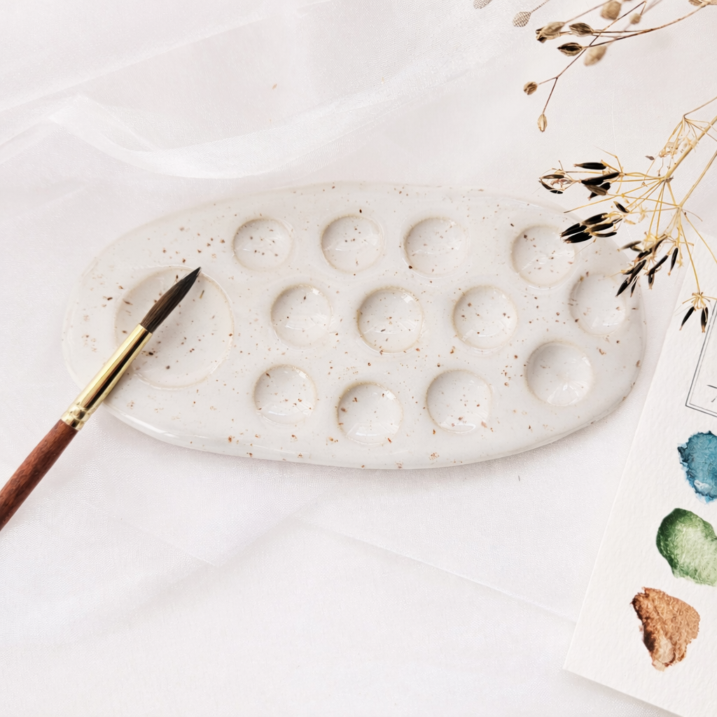 Yuki S2 Ceramic Watercolor Palette,