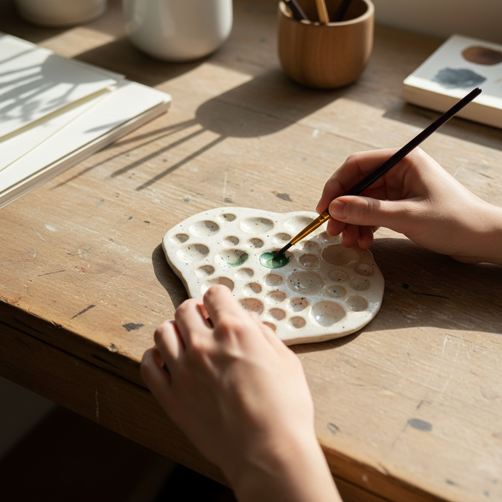 Watercolour palette Swirl